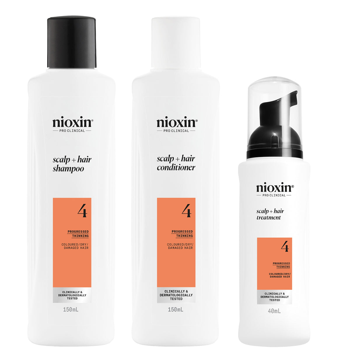 Kit de Sistema 4 Nioxin - Pelo Tinturado.